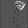 Leuchten-Direkt SAMIA Lampada da Tavolo Grigio, 1-Luce