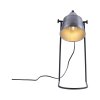 Leuchten-Direkt SAMIA Lampada da Tavolo Grigio, 1-Luce