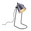 Leuchten-Direkt SAMIA Lampada da Tavolo Grigio, 1-Luce