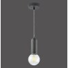 Leuchten Direkt TURN ME Lampada a Sospensione Nero, 1-Luce