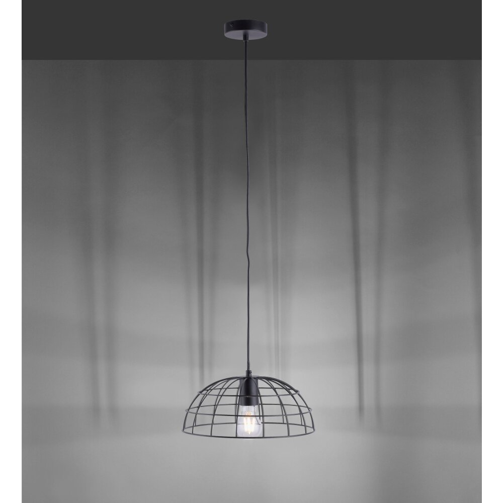 Lampada a Sospensione Leuchten Direkt FABIO Nero, 1-Luce