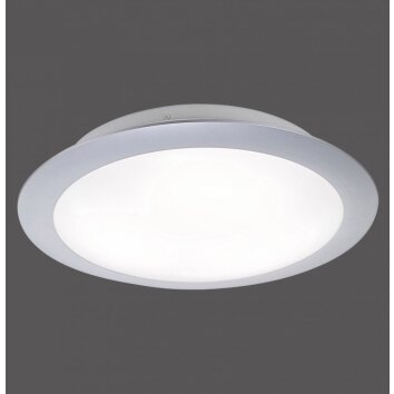 Leuchten-Direkt SATOB Plafoniera LED Argento, 1-Luce