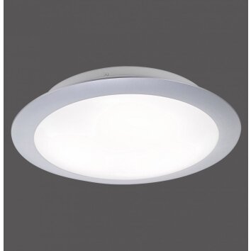 Leuchten-Direkt SATOB Plafoniera LED Argento, 1-Luce