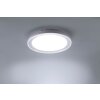 Leuchten-Direkt MEDION-LARS Plafoniera LED Cromo, 1-Luce, Cambia colore