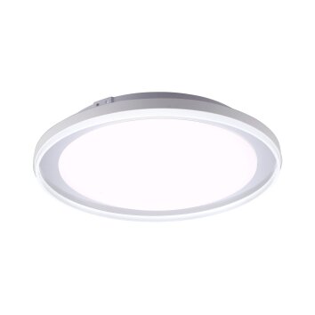 Leuchten-Direkt MEDION-LARS Plafoniera LED Cromo, 1-Luce, Cambia colore