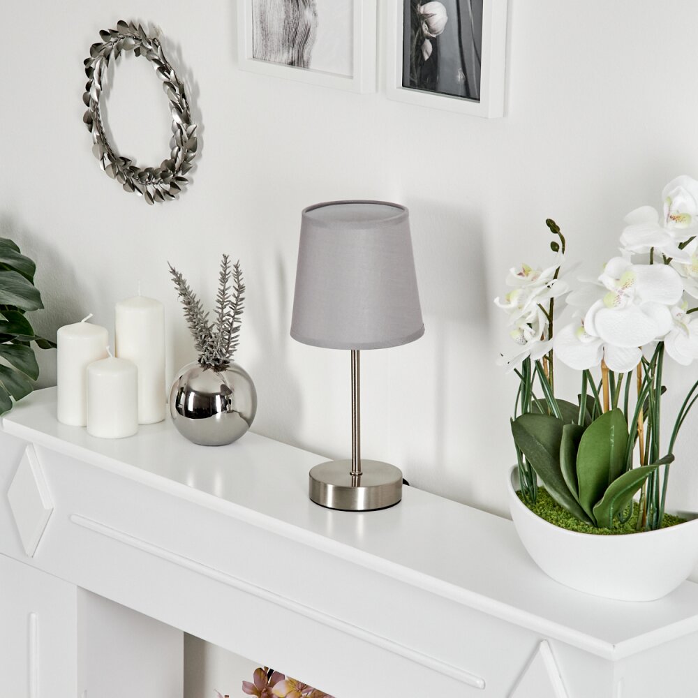 Paao Lampada da tavolo Nichel opaco, 1-Luce