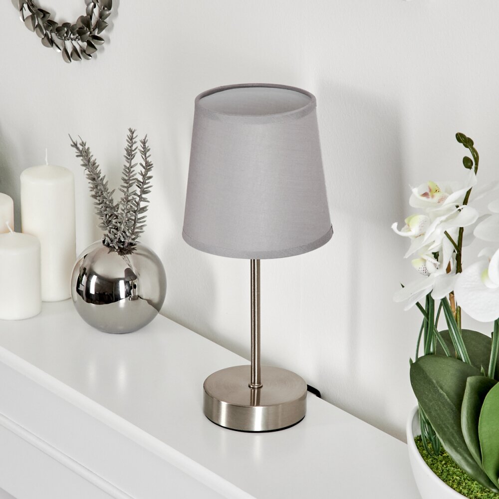 Paao Lampada da tavolo Nichel opaco, 1-Luce