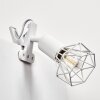 Baripada Lampada con pinza Bianco, 1-Luce