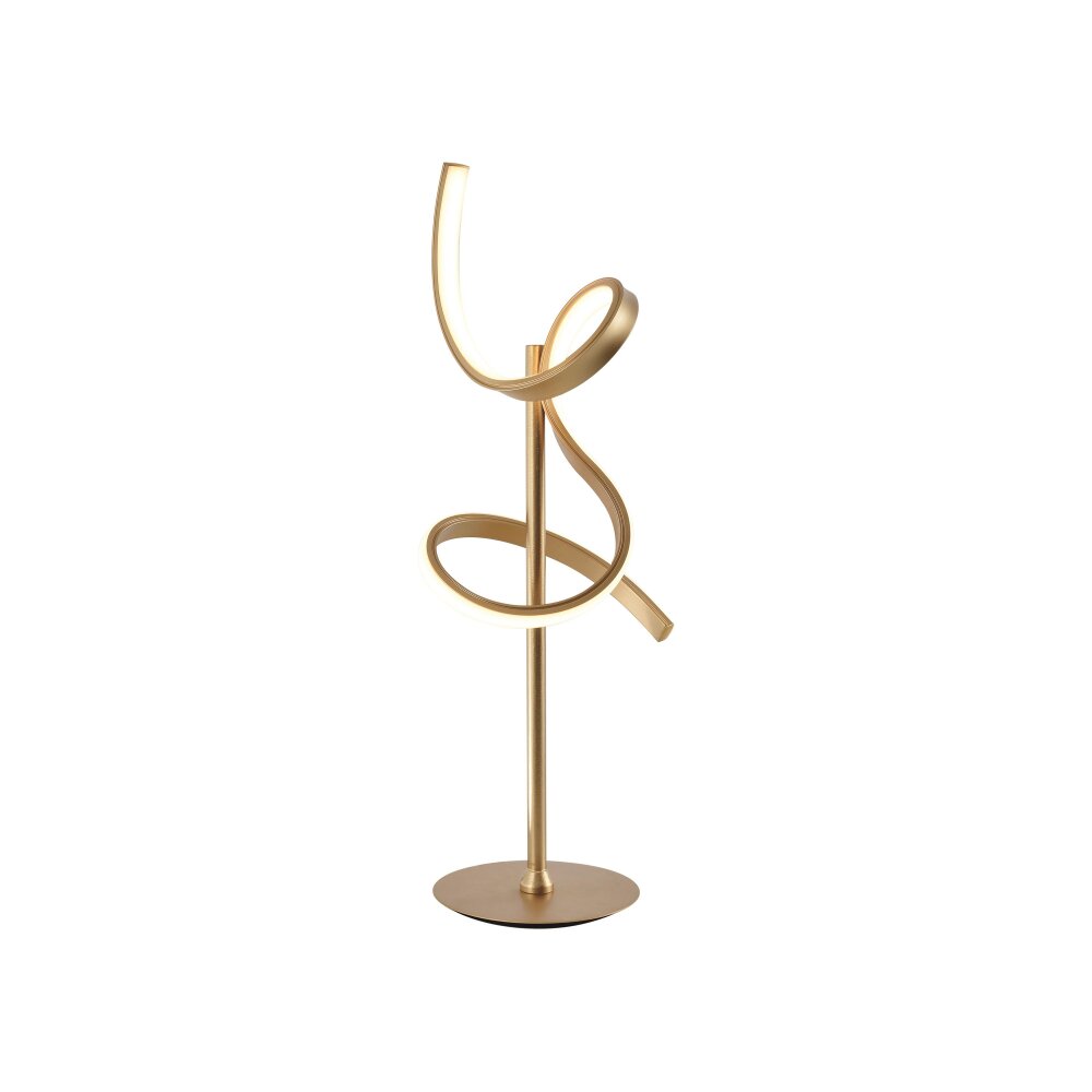 Leuchten Direkt CURLS Lampada da Tavolo LED Ottone, 1-Luce main product photo