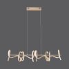 Leuchten Direkt CURLS Lampada a Sospensione LED Ottone, 4-Luci