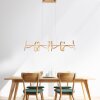 Leuchten Direkt CURLS Lampada a Sospensione LED Ottone, 4-Luci