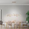 Leuchten Direkt CURLS Lampada a Sospensione LED Ottone, 4-Luci