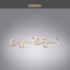 Leuchten Direkt CURLS Lampada a Sospensione LED Ottone, 4-Luci