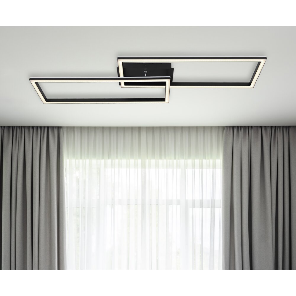 Globo JEPP Plafoniera LED Nero, 1-Luce, Telecomando main product photo