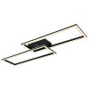 Globo JEPP Plafoniera LED Nero, 1-Luce, Telecomando