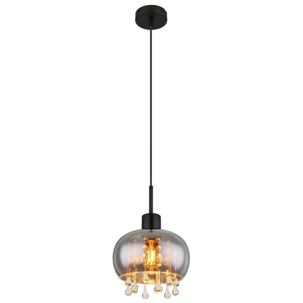 Globo CORRY Lampadario a sospensione Nero, 1-Luce main product photo
