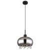 Globo CORRY Lampadario a sospensione Nero, 1-Luce