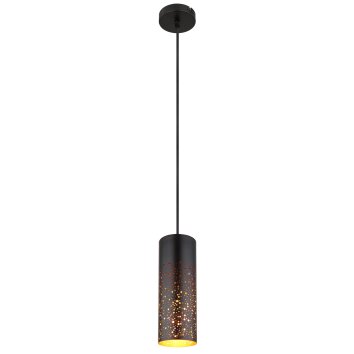 Globo CROCKY Lampadario a sospensione Nero, 1-Luce