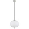 Globo BLACKY Lampadario a sospensione Nichel opaco, 1-Luce