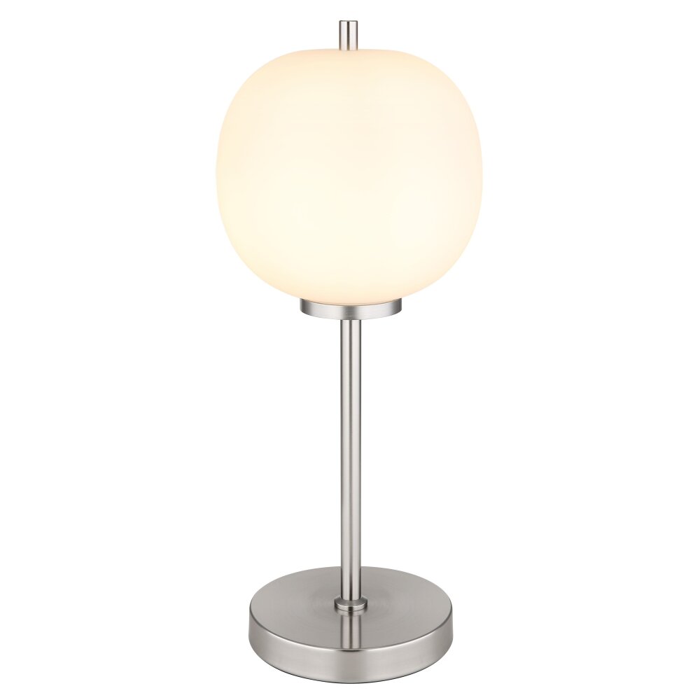 Globo BLACKY Lampada da tavolo Nichel opaco, 1-Luce main product photo
