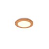 Reality Camillus Plafoniera LED Aspetto del legno, Bianco, 1-Luce