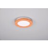 Reality Camillus Plafoniera LED Aspetto del legno, Bianco, 1-Luce