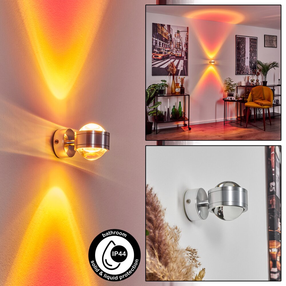 Indore Applique LED Alluminio, 2-Luci main product photo