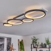 Rodekro Plafoniera LED Nero, Bianco, 1-Luce