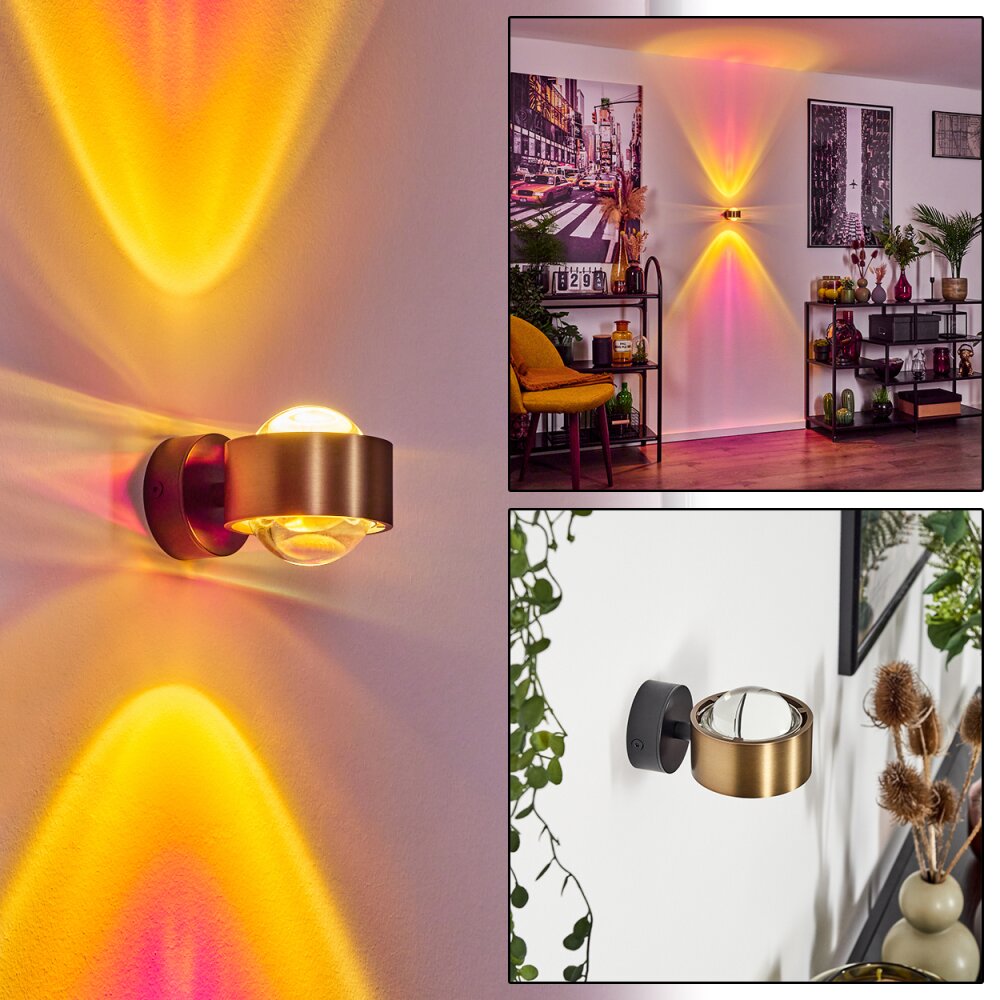 Sapri Applique Ottone antico, Nero, 1-Luce main product photo