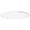 Brilliant Saltery Plafoniera LED Bianco, 1-Luce, Telecomando, Cambia colore