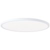 Brilliant Saltery Plafoniera LED Bianco, 1-Luce, Telecomando, Cambia colore