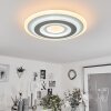 Wawo Plafoniera LED Bianco, 1-Luce, Telecomando