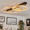 Cajean Plafoniera LED Nero, 1-Luce