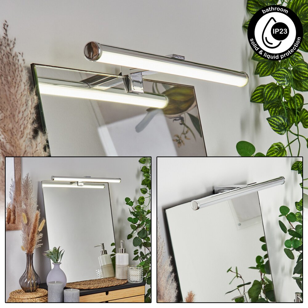 Morges Lampada da specchio LED Cromo, 1-Luce main product photo