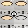 Tamesch Plafoniera LED Nero, 1-Luce