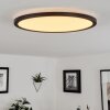 Tamesch Plafoniera LED Nero, 1-Luce