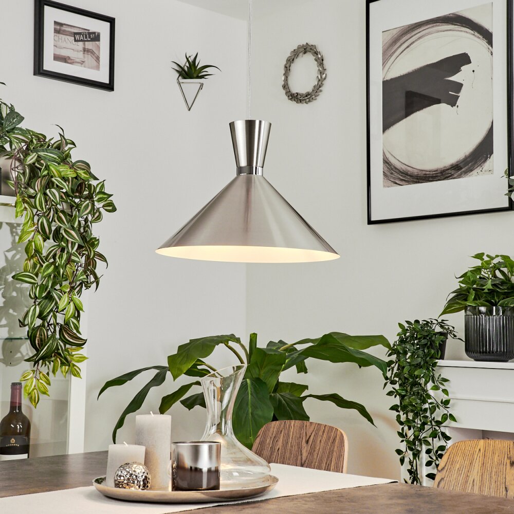 Vijes Lampadario a sospensione Nichel opaco, 1-Luce main product photo