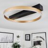 Cajean Plafoniera LED Nero, 1-Luce