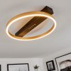 Cajean Plafoniera LED Nero, 1-Luce