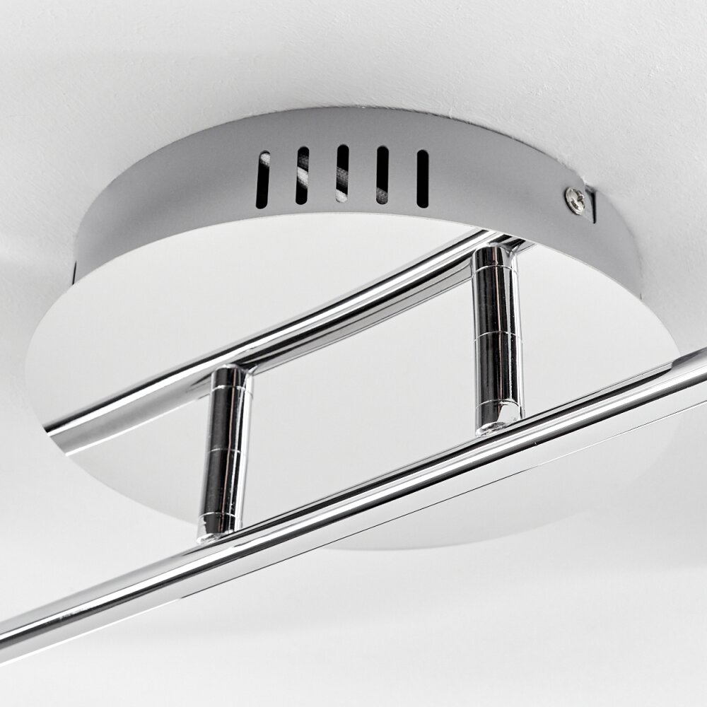 Rosemond Plafoniera LED Cromo, Bianco, 1-Luce