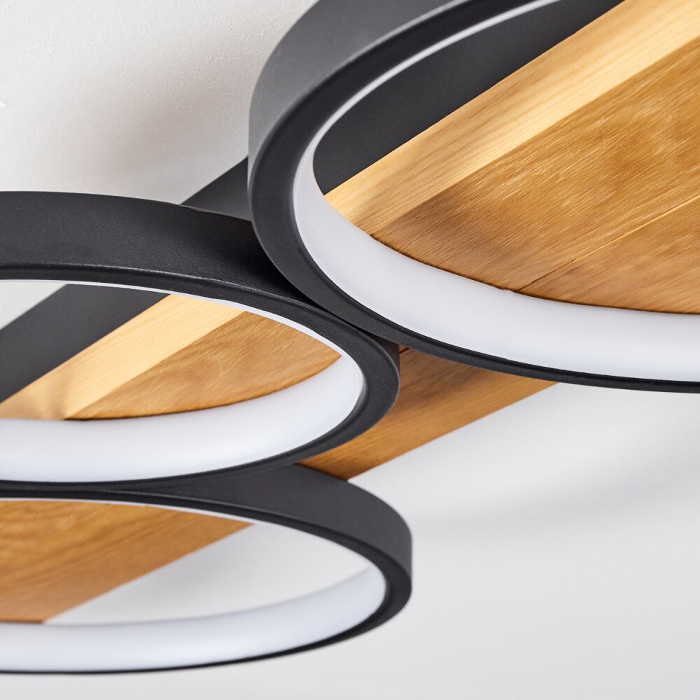 Rodekro Plafoniera LED Écru, Nero, 1-Luce
