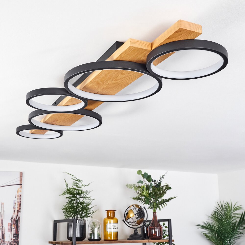 Rodekro Plafoniera LED Écru, Nero, 1-Luce