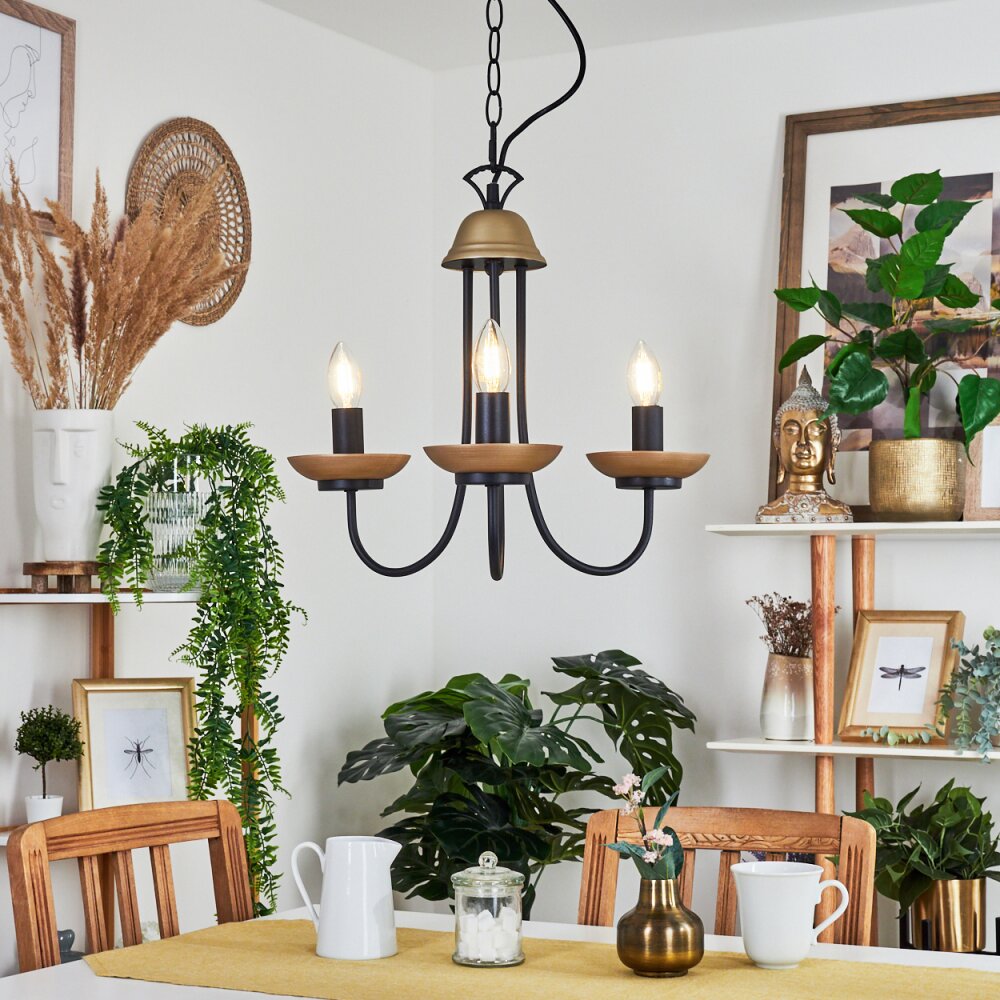 Cassague Lampadari a corona Nero, 3-Luci main product photo