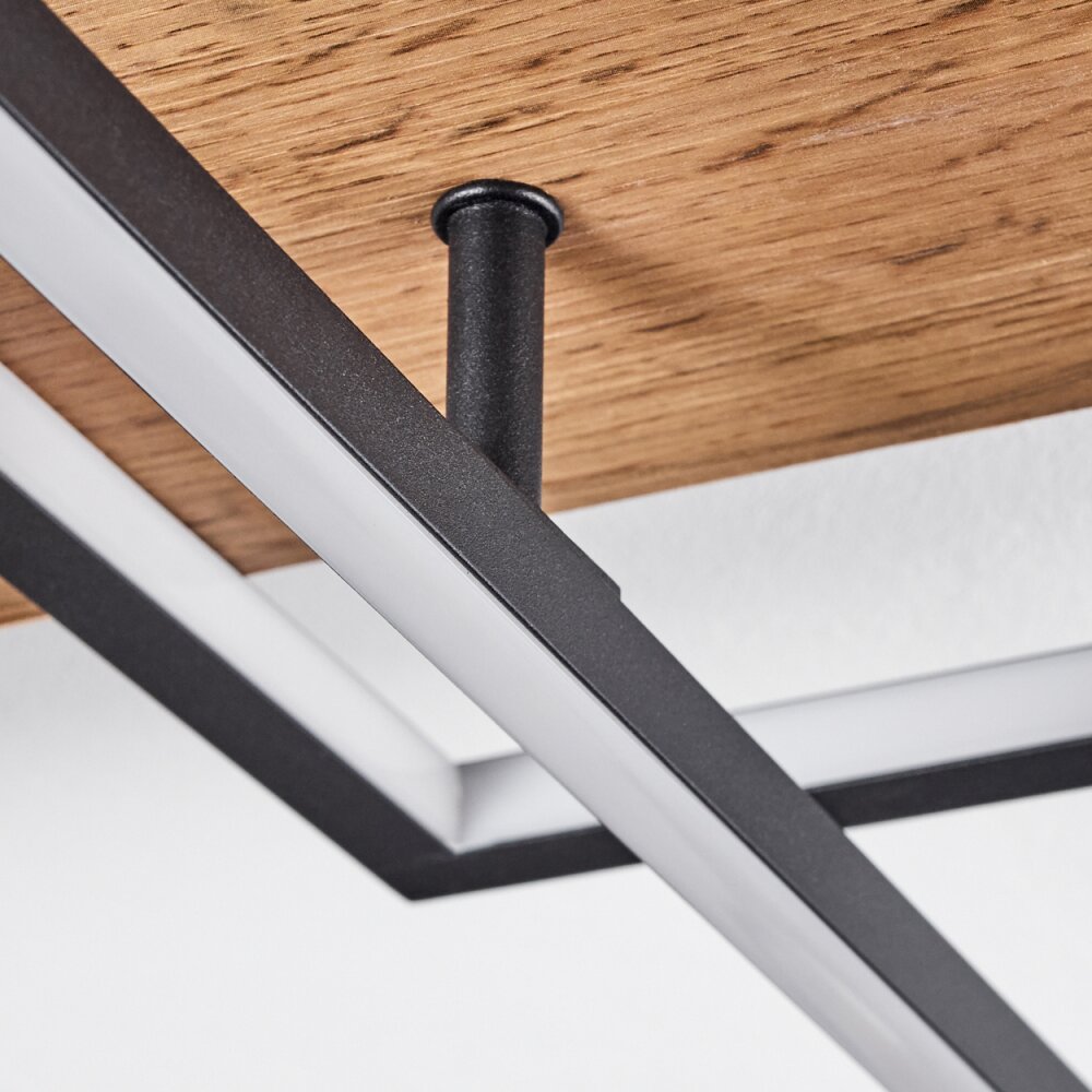 Pompu Plafoniera LED Écru, Nero, 1-Luce