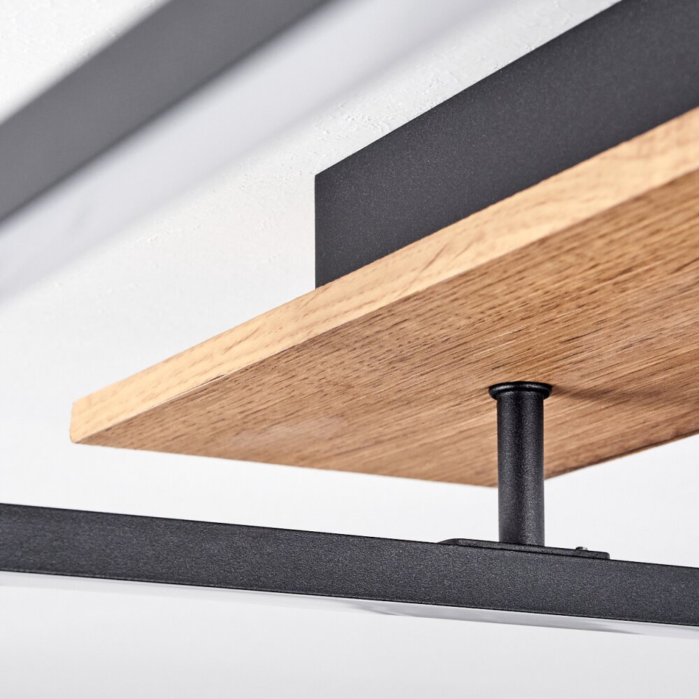 Pompu Plafoniera LED Écru, Nero, 1-Luce