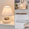 Chrouy Lampada da tavolo Beige, Cromo, 1-Luce