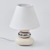 Chrouy Lampada da tavolo Beige, Cromo, 1-Luce