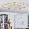 Kayyan Plafoniera LED Bianco, 1-Luce