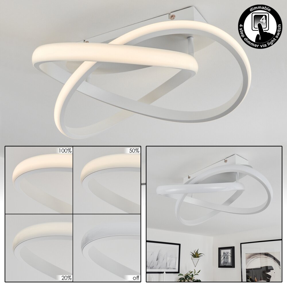 Cochato Plafoniera LED Bianco, 1-Luce main product photo