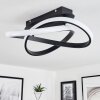 Cochato Plafoniera LED Nero, 1-Luce